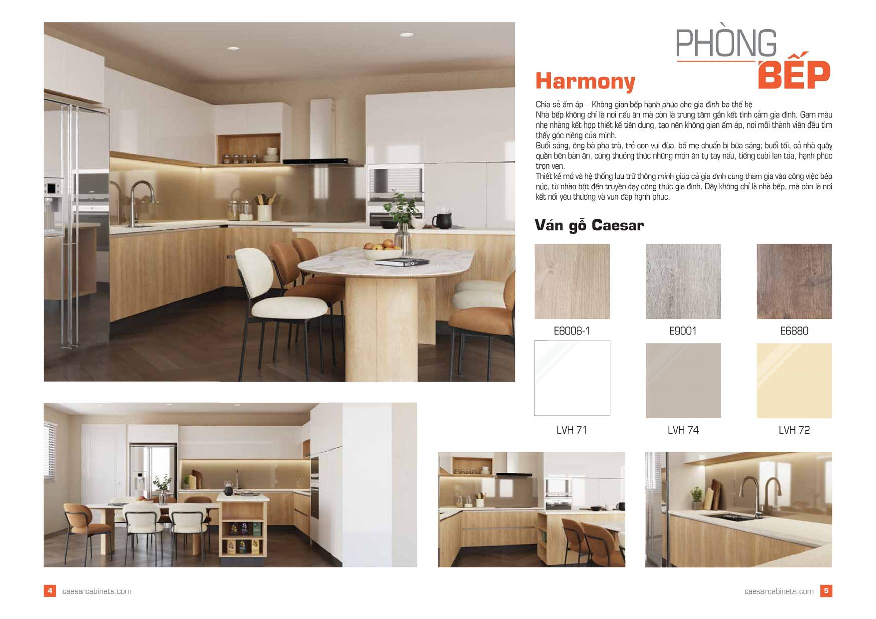 Tủ bếp CAESAR Bảng giá và Catalogue mới nhất 2025 /Page 2